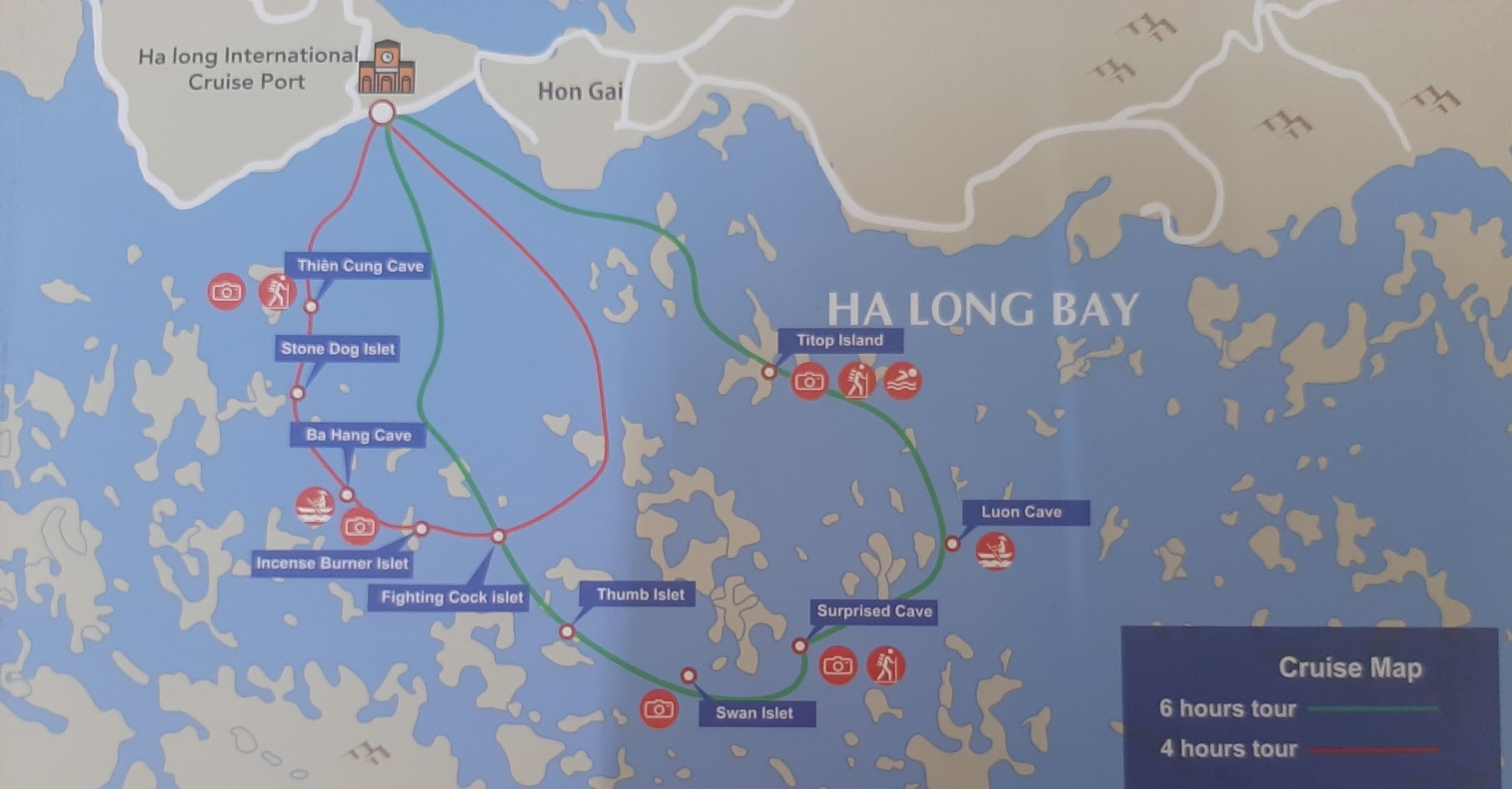 Ha Long Bay Cruise Itinerary