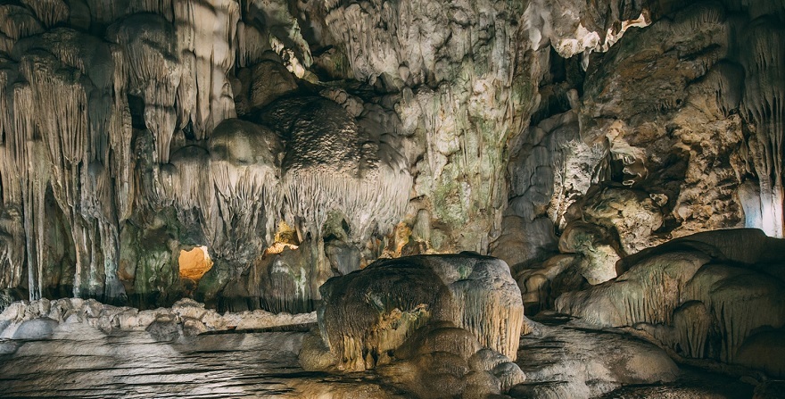 The second compartment is a favorite check-in spot for visitors to the cave